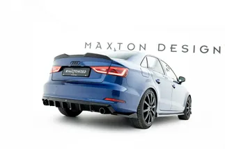 Maxton Design Rear Valance For 8V Audi A3 Sedan (Single Tips)